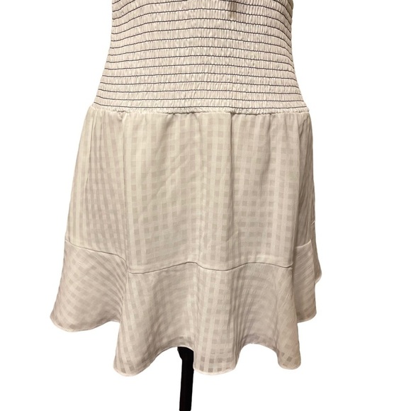 The East Order Revolve Chance Mini Dress Lace Up in White Women's Medium - Picture 6 of 12